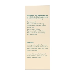 Kids Liquid Cough Calm Henry Blooms 100ml - Hỗ trợ giảm ho phế quản cho bé Kids Liquid Cough Calm Henry Blooms 100ml - Hỗ trợ giảm ho phế quản cho bé