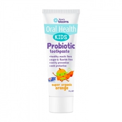 Kids Probiotic Toothpaste Super Organic Orange Henry Blooms 50g Kids Probiotic Toothpaste Super Organic Orange Henry Blooms 50g