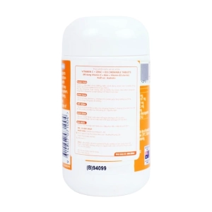 Kids Smart Vitamin C + Zinc + D3 Chewable Nature's Way 75 viên - Bổ sung Vitamin C, Kẽm cho bé