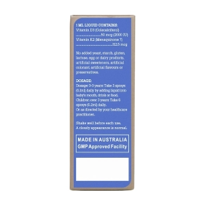 Kids Vitamin D3 K2 Liquid Vitatree 10ml - Bổ sung D3, K2 cho bé Kids Vitamin D3 K2 Liquid Vitatree 10ml - Bổ sung D3, K2 cho bé