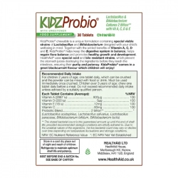 Kidz Probio Chewable Healthaid 2 vỉ x 15 viên - Viên nhai hỗ trợ tiêu hóa Kidz Probio Chewable Healthaid 2 vỉ x 15 viên - Viên nhai hỗ trợ tiêu hóa