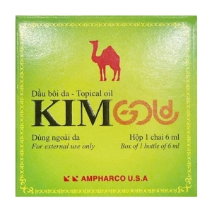 Kim Gold Ampharco 6ml - Dầu bôi da