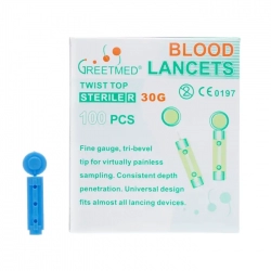 Kim lấy máu Blood Lancets Greetmed Hộp 100 Cái