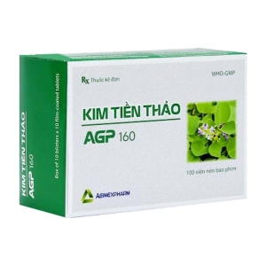 Kim Tiền Thảo AGP 160 Agimexpharm 10 vỉ x 10 viên