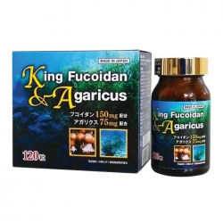 King Fucoidan & Agaricus 120 viên  King Fucoidan & Agaricus 120 viên