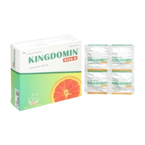 Kingdomin Vita C Bidiphar 5 vỉ x 4 viên (Vitamin C) Kingdomin Vita C Bidiphar 5 vỉ x 4 viên (Vitamin C)