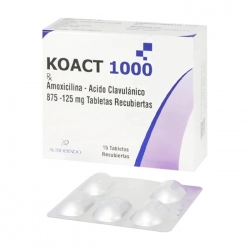 Koact 1000 Aurobindo 3 vỉ x 5 viên