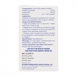 Kodemin HdPharma 10 vỉ x 10 viên Kodemin HdPharma 10 vỉ x 10 viên
