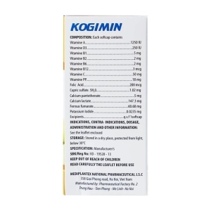 Kogimin Mediplantex 12 vỉ x 5 viên