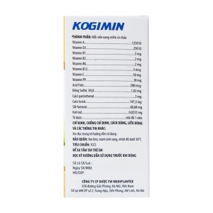 Kogimin Mediplantex 12 vỉ x 5 viên