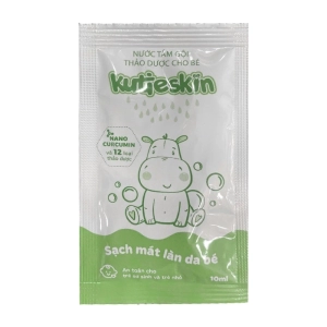 Kutieskin 1 gói x 10ml - Nước tắm gội thảo dược cho bé Kutieskin 1 gói x 10ml - Nước tắm gội thảo dược cho bé