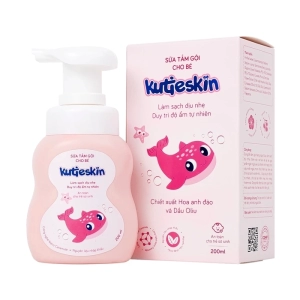 Kutieskin 200ml - Sữa tắm gội cho bé
