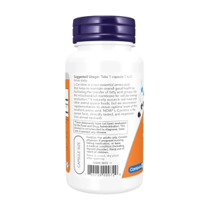 L-Carnitine 500mg Now Foods 60 viên - Hỗ trợ vận chuyển chất béo L-Carnitine 500mg Now Foods 60 viên - Hỗ trợ vận chuyển chất béo