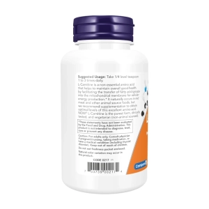 L-Carnitine Pure Powder Now Foods 85g - Bột vận chuyển chất béo L-Carnitine Pure Powder Now Foods 85g - Bột vận chuyển chất béo
