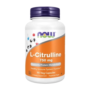 L-Citrulline 750mg Now Foods 90 viên - Hỗ trợ chuyển hóa protein