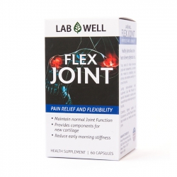 Lab Well Flex Joint bổ sung Glucosamine tăng cường sức khỏe xương khớp | Hộp 60 viên