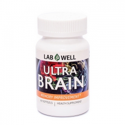 Tpbvsk bổ não Lab Well Ultra Brain, Hộp 60 viên