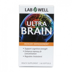 Tpbvsk bổ não Lab Well Ultra Brain, Hộp 60 viên