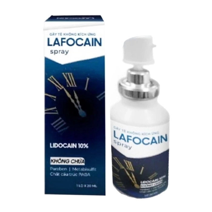 Lafocain Spray CPC1 Hà Nội 20ml - Gây tê không kích ứng Lafocain Spray CPC1 Hà Nội 20ml - Gây tê không kích ứng