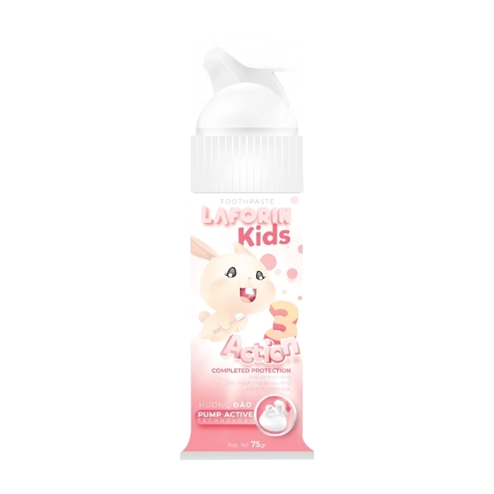 Laforin Kids CPC1 Hà Nội 75g - Kem đánh răng (hương đào)