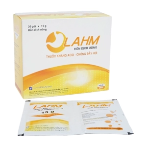 Lahm Davipharm 20 gói x 15g (Nhôm hydroxyd + Magnesi hydroxyd + Simethicon)