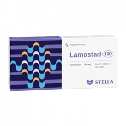 Lamostad 100 Stellapharm 3 vỉ x 10 viên