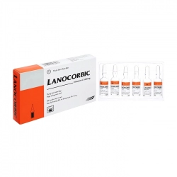 Lanocorbic 500mg Pymepharco 6 ống x 5ml Lanocorbic 500mg Pymepharco 6 ống x 5ml