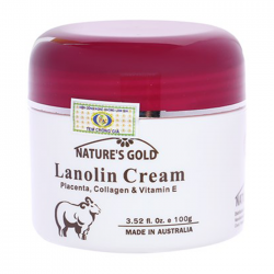 Lanolin Cream Nature's Gold 100g - Kem dưỡng trắng da, chống lão hóa Lanolin Cream Nature's Gold 100g - Kem dưỡng trắng da, chống lão hóa