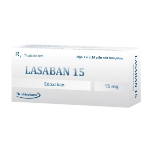 Lasaban 15 Herabiopharm 3 vỉ x 10 viên (Edoxaban)
