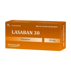 Lasaban 30 Herabiopharm 3 vỉ x 10 viên (Edoxaban)