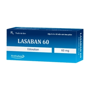 Lasaban 60 Herabiopharm 3 vỉ x 10 viên (Edoxaban)