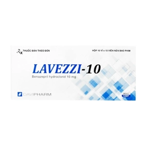 Lavezzi-10 Davipharm 10 vỉ x 10 viên Lavezzi-10 Davipharm 10 vỉ x 10 viên