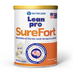 Leanpro SureFort Nutricare 400g - Sữa dinh dưỡng hỗ trợ tim mạch, não bộ