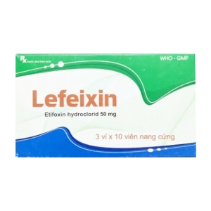 Lefeixin 50mg Medisun 3 vỉ x 10 viên (Etifoxin hydroclorid)