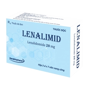 Lenalimid 20mg Herabiopharm 3 vỉ x 7 viên (Lenalidomide)