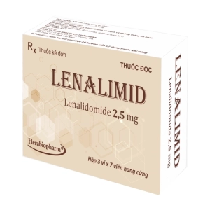 Lenalimid 2.5mg Herabiopharm 3 vỉ x 7 viên (Lenalidomide)