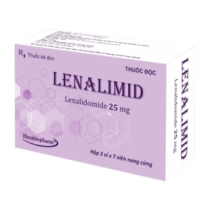 Lenalimid 25mg Herabiopharm 3 vỉ x 7 viên (Lenalidomide)