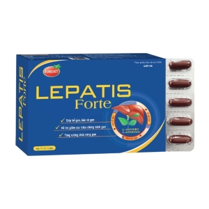 Lepatis Forte Eurovit 10 vỉ x 5 viên - Hỗ trợ giải độc gan