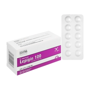 Lepigin 100 Danapha 10 vỉ x 10 viên (Clozapin)