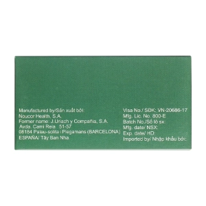 Leracet 500mg Noucor Health 6 vỉ x 10 viên