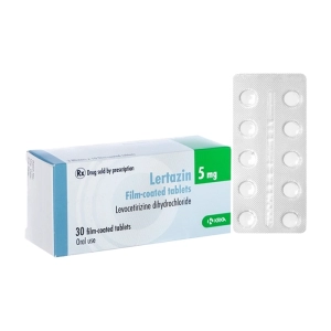 Lertazin 5mg Krka 3 vỉ x 10 viên (Levocetirizin)