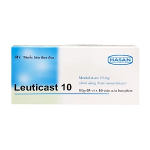 Leuticast 10 Hasan 3 vỉ x 10 viên Leuticast 10 Hasan 3 vỉ x 10 viên