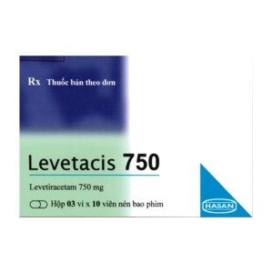 Levetacis 750 Hasan 3 vỉ x 10 viên (Levetiracetam)
