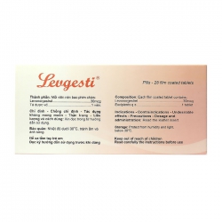 Levgesti Agimexpharm 1 vỉ x 28 viên Levgesti Agimexpharm 1 vỉ x 28 viên