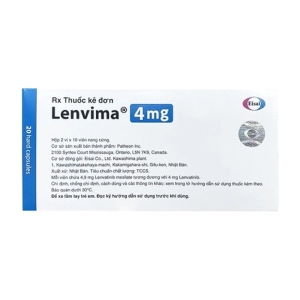 Lenvima 4mg Eisai 2 vỉ x 10 viên (Lenvatinib)