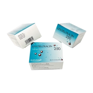 Levofloxacin 250 Herabiopharm 10 vỉ x 10 viên (Levofloxacin hemihydrate)