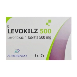 Levokilz 500 Aurobindo 3 vỉ x 10 viên (Levofloxacin)