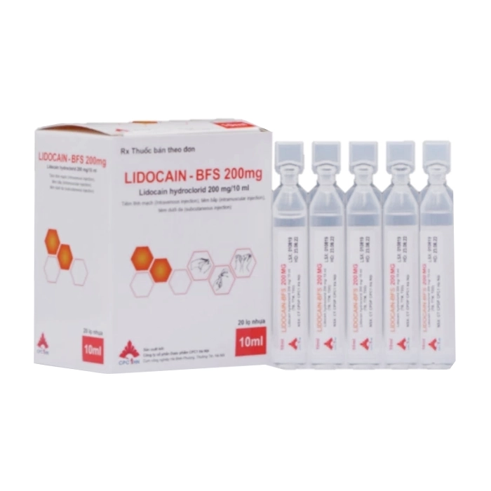 Lidocain-BFS 200mg CPC1 Hà Nội 20 lọ x 10ml