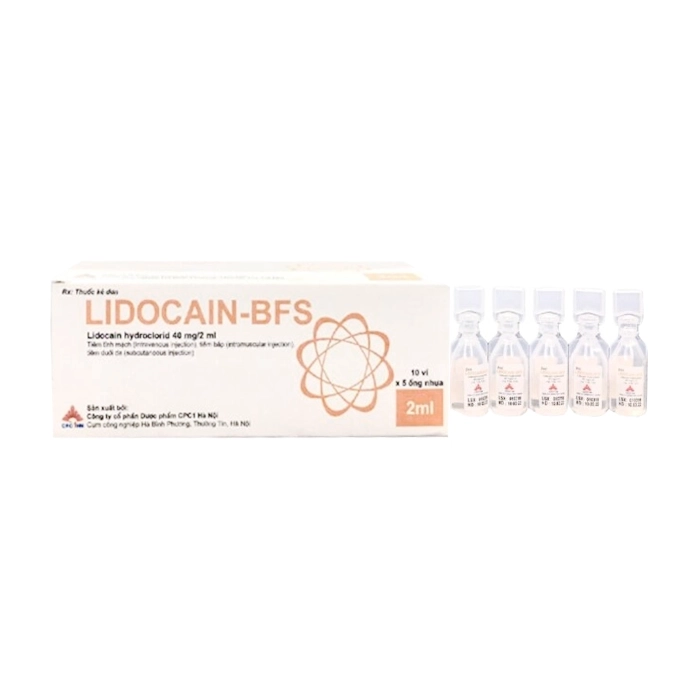 Lidocain-BFS CPC1 Hà Nội 10 vỉ x 5 ống x 2ml