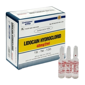 Lidocain hydroclorid 40mg/2ml HDPharma 100 ống x 2ml (Lidocain) Lidocain hydroclorid 40mg/2ml HDPharma 100 ống x 2ml (Lidocain)